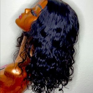 14 in long bob curly wig